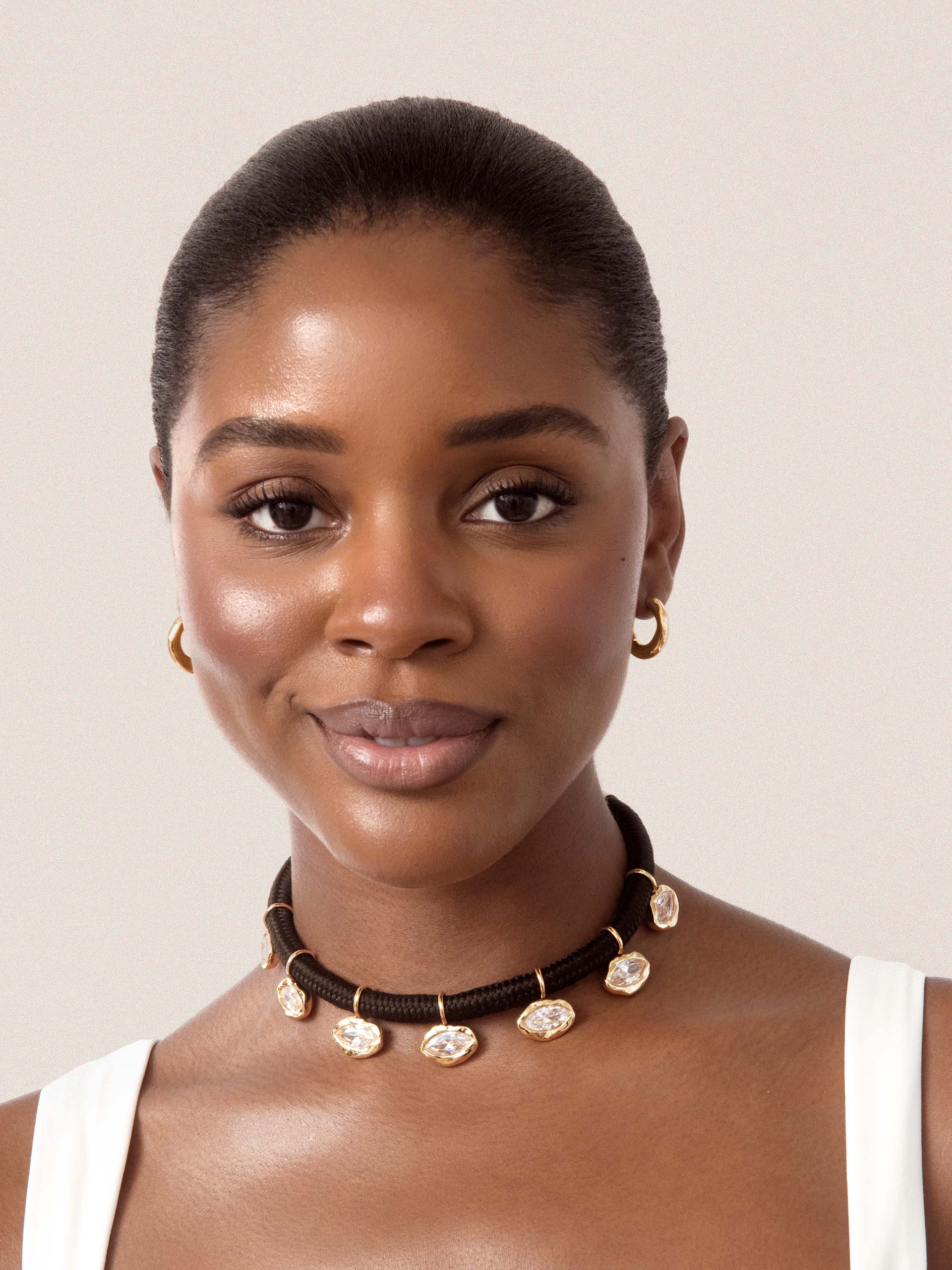 Midnight Crystal Choker