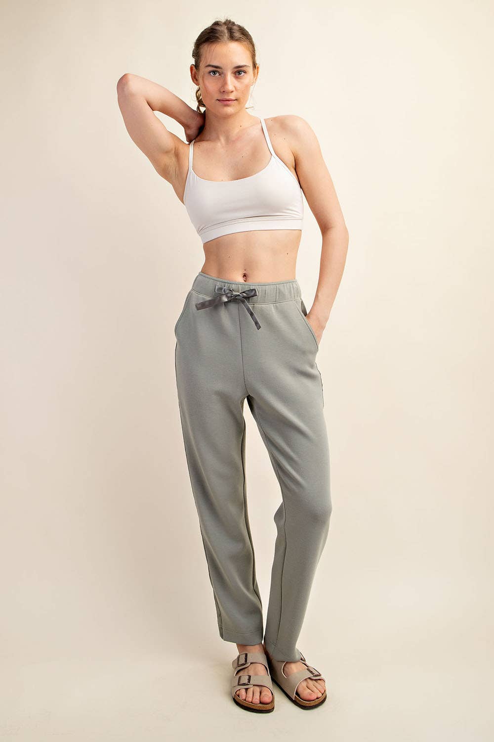 SIDE SATIN JOGGER