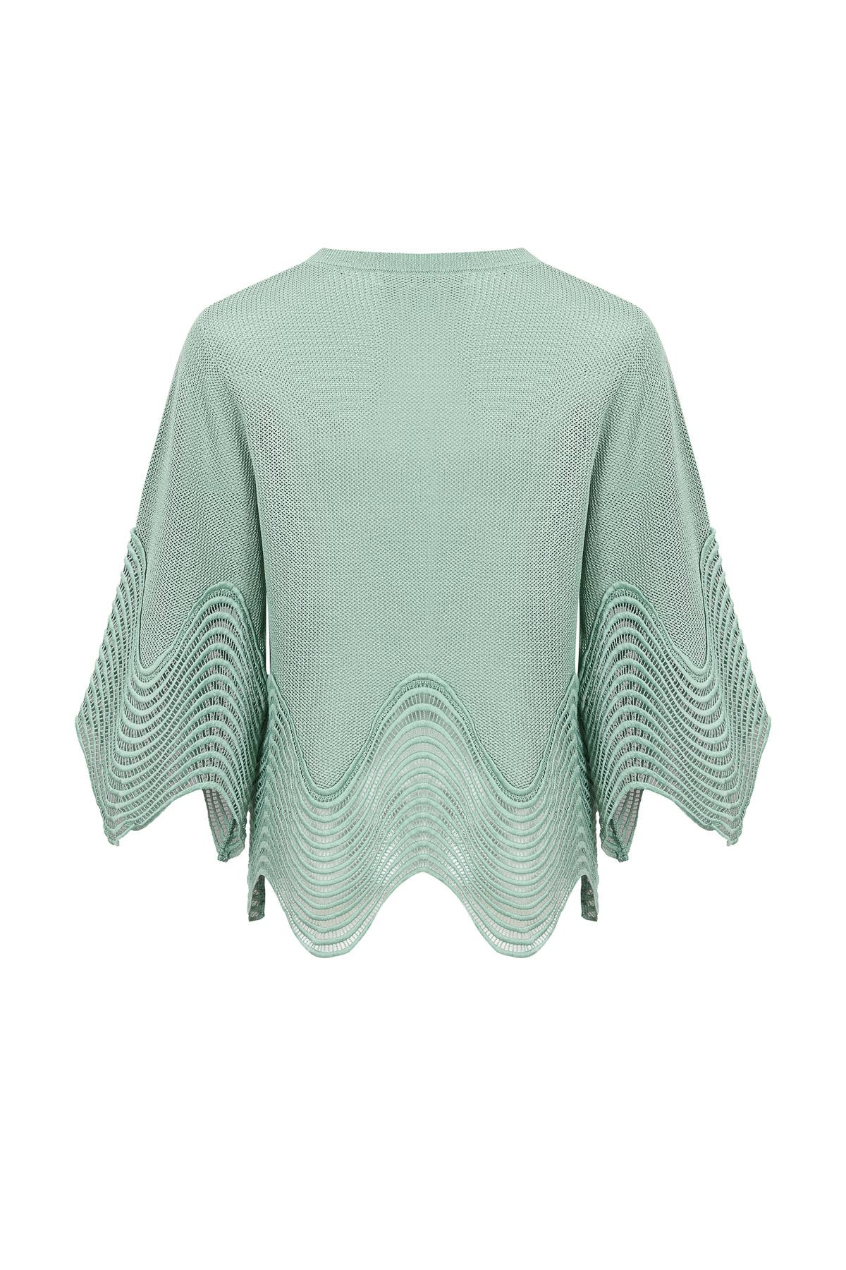 Bell Sleeve Knit Top