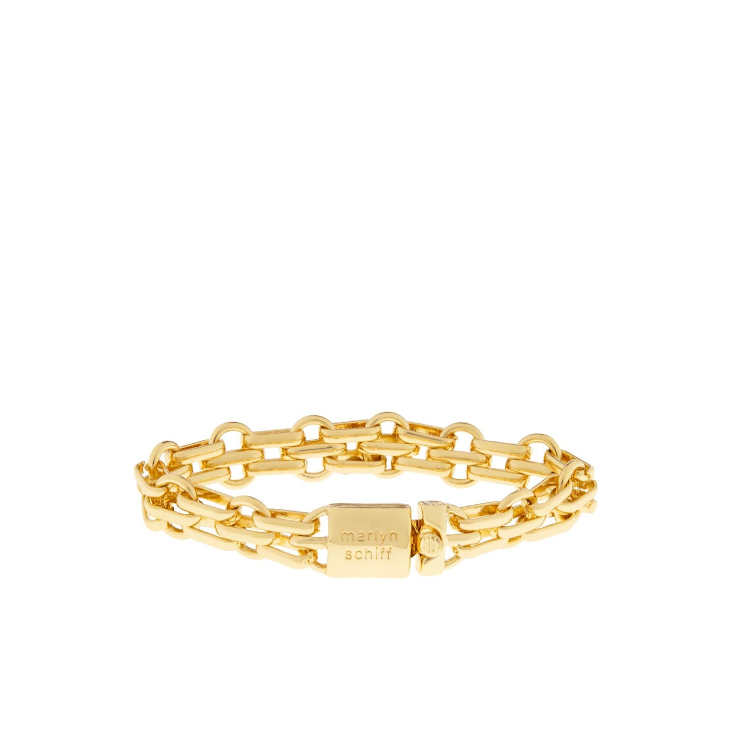 Woven link bracelet