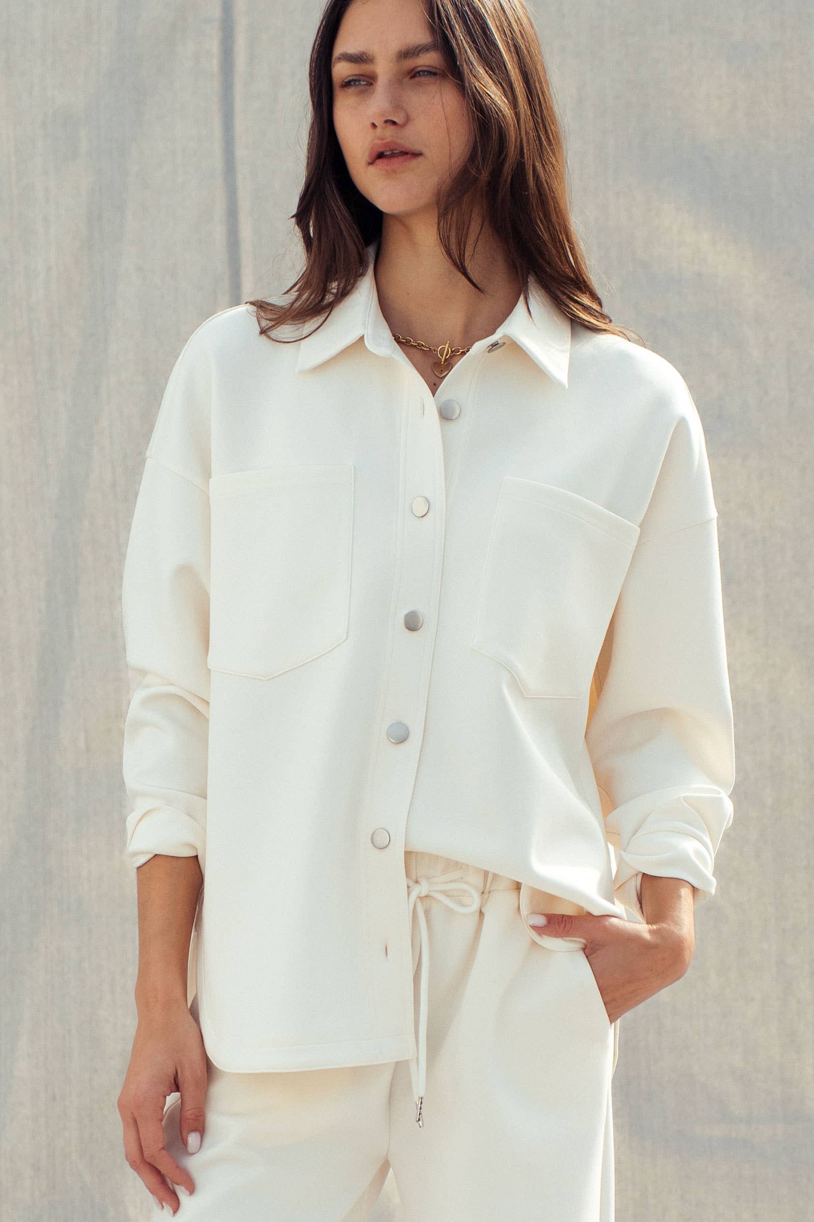 Cotton Shirt Jacket