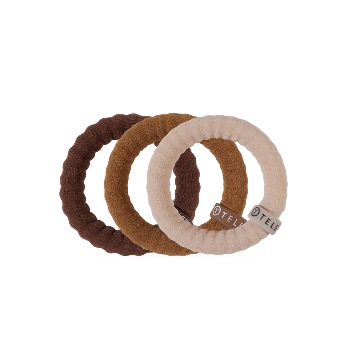 Teleties Espresso Yourself  Small Nylon Hair Ties