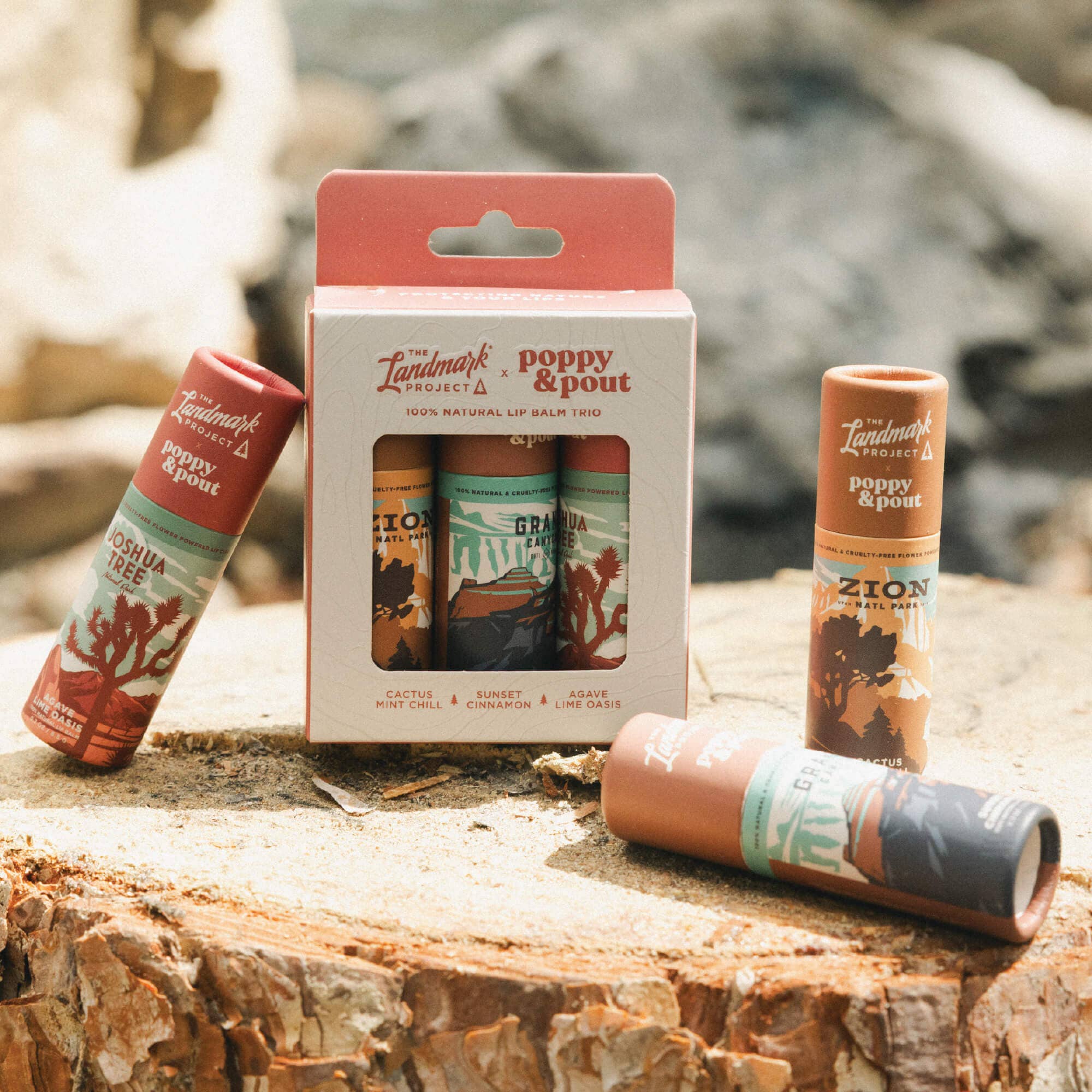Lip Balm Trio, The Landmark Project