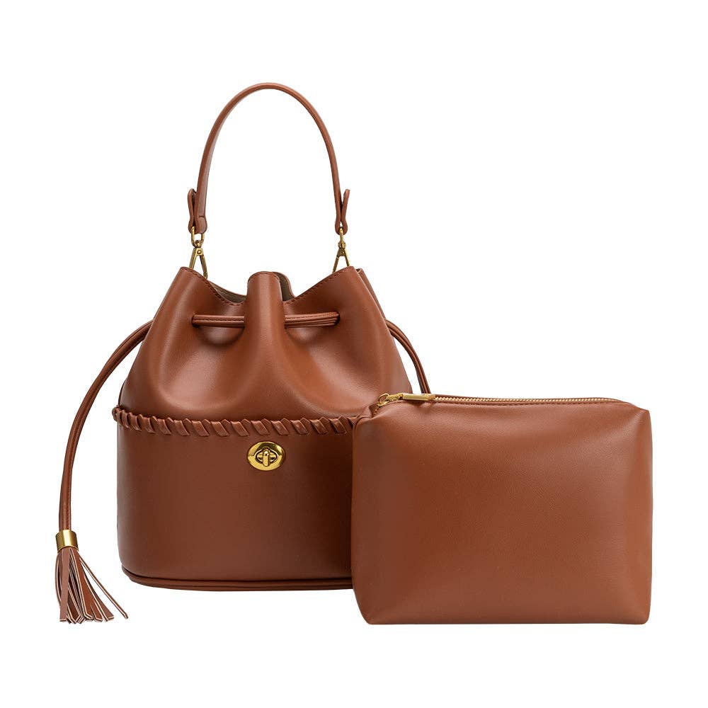 Janae Saddle Leather Top Handle Bag