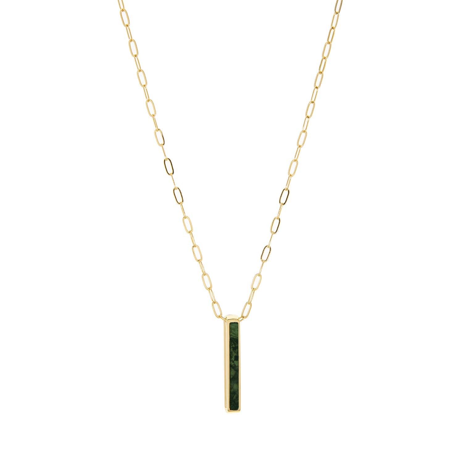 Natural stone pendant necklace