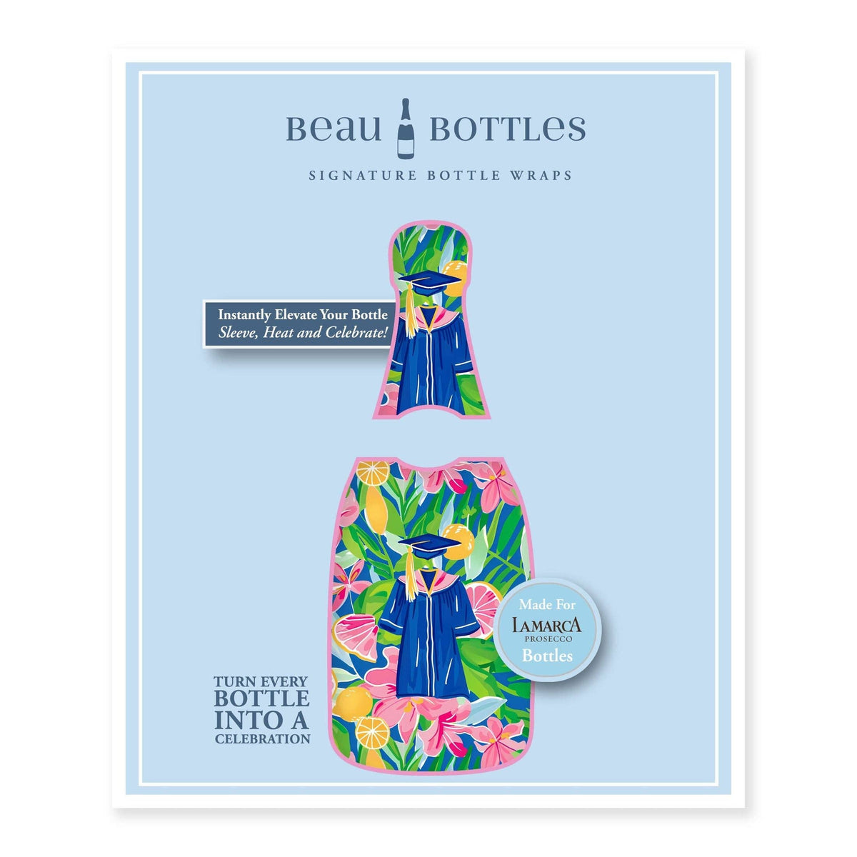 Graduation Prosecco Bottle Wrap – Grad Gift