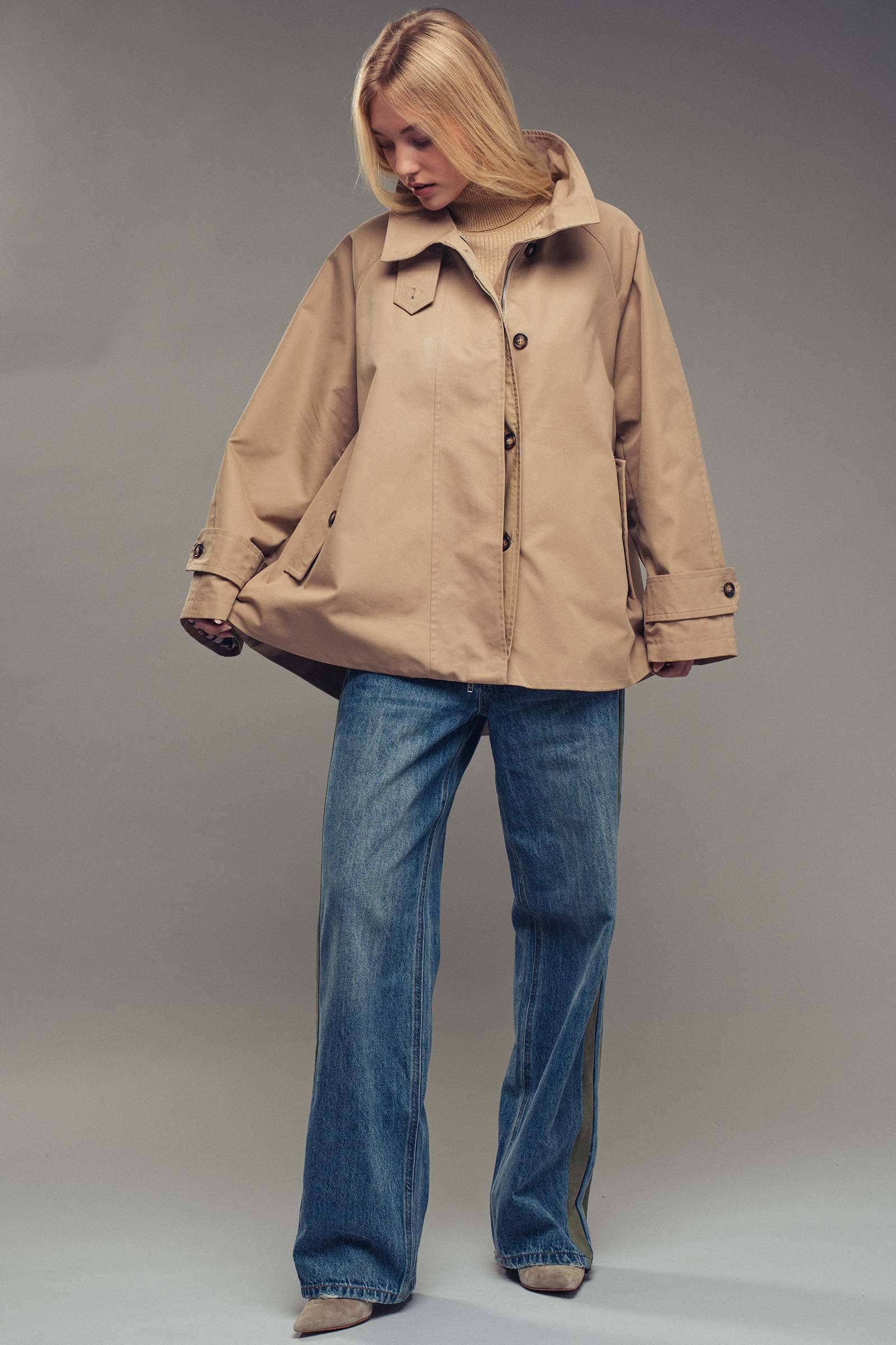 A-Line Trench Jacket
