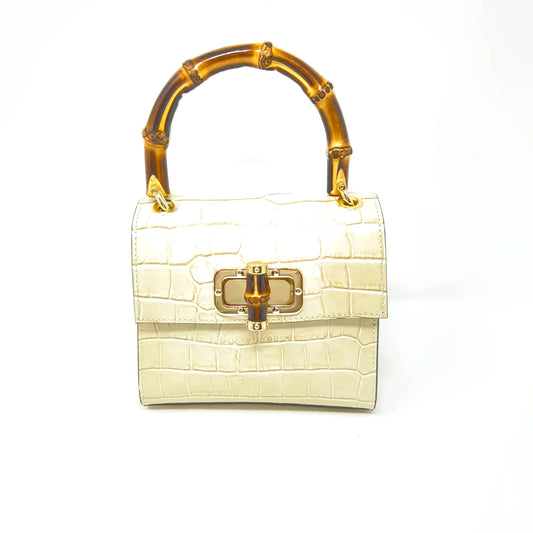 Leather Bamboo Bag