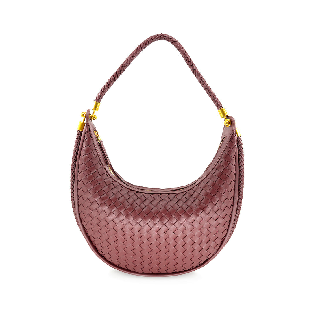 Woven Checkered Bag