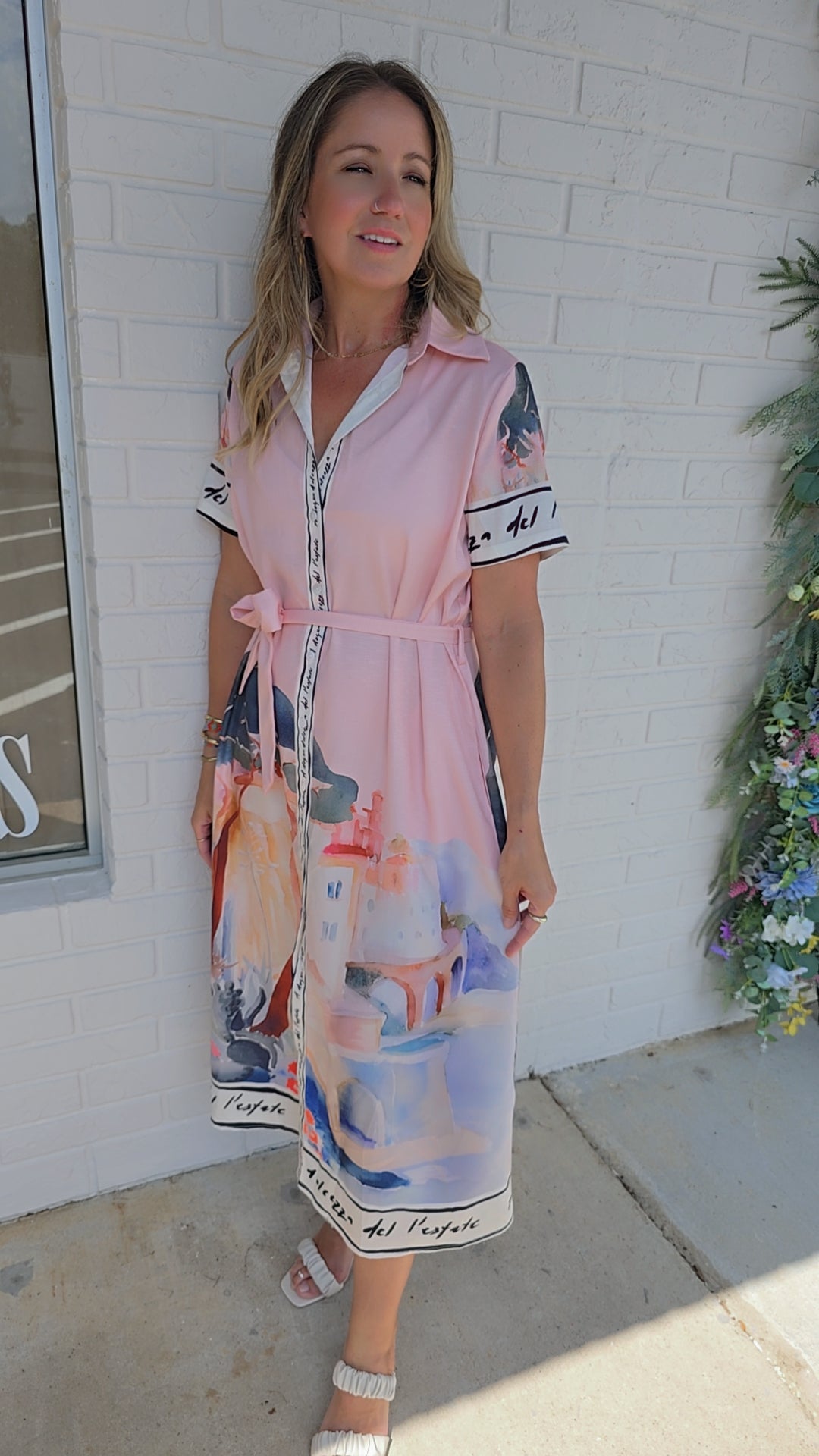 Watercolor Print Maxi