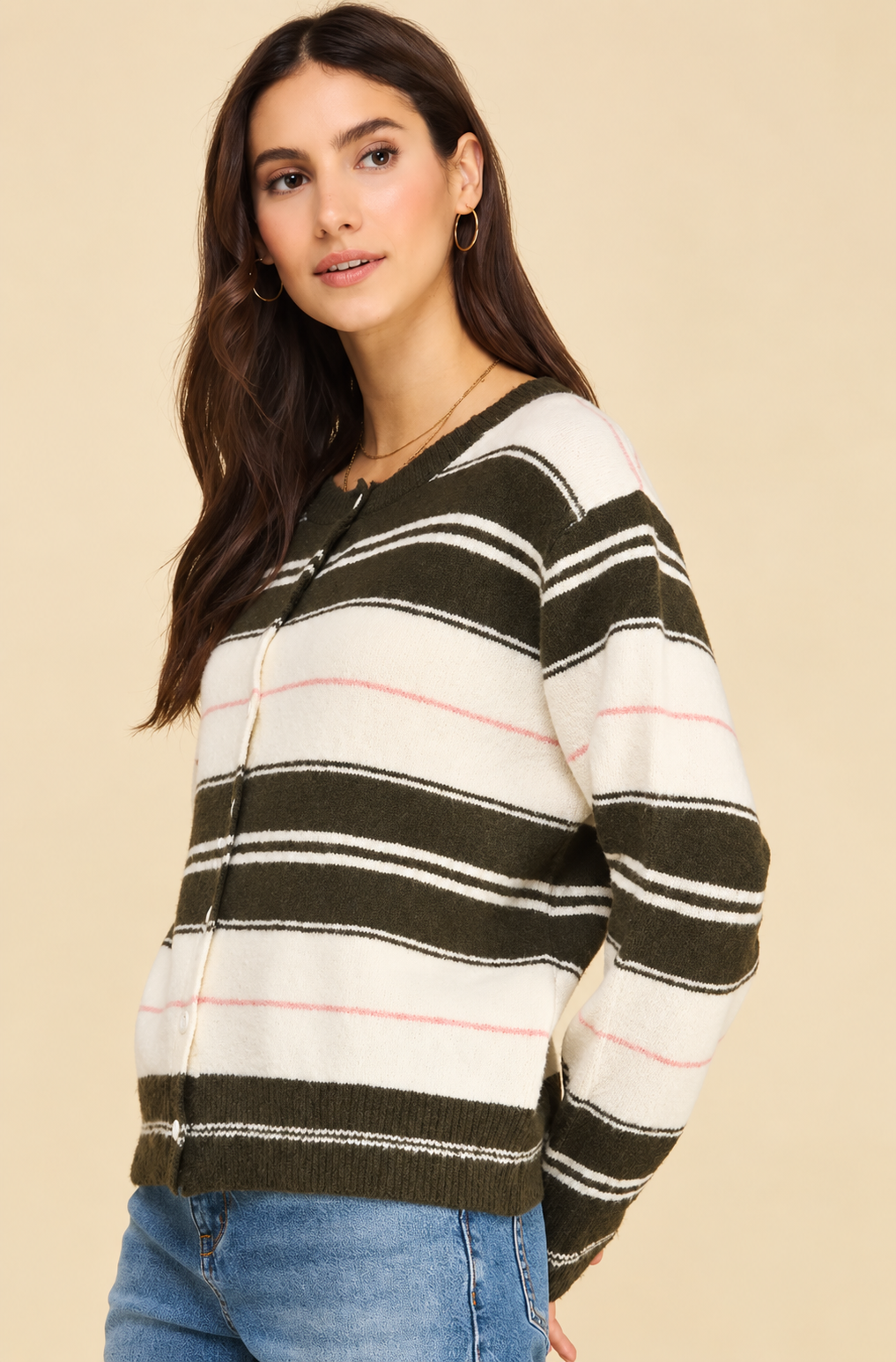 Striped Cardigan