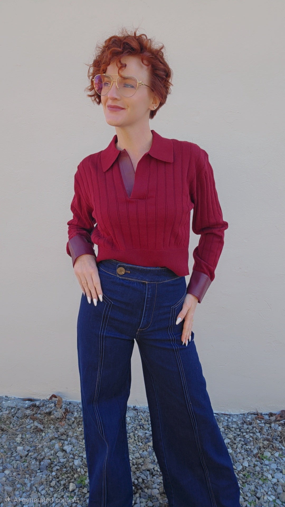 Knit & Leather Sweater