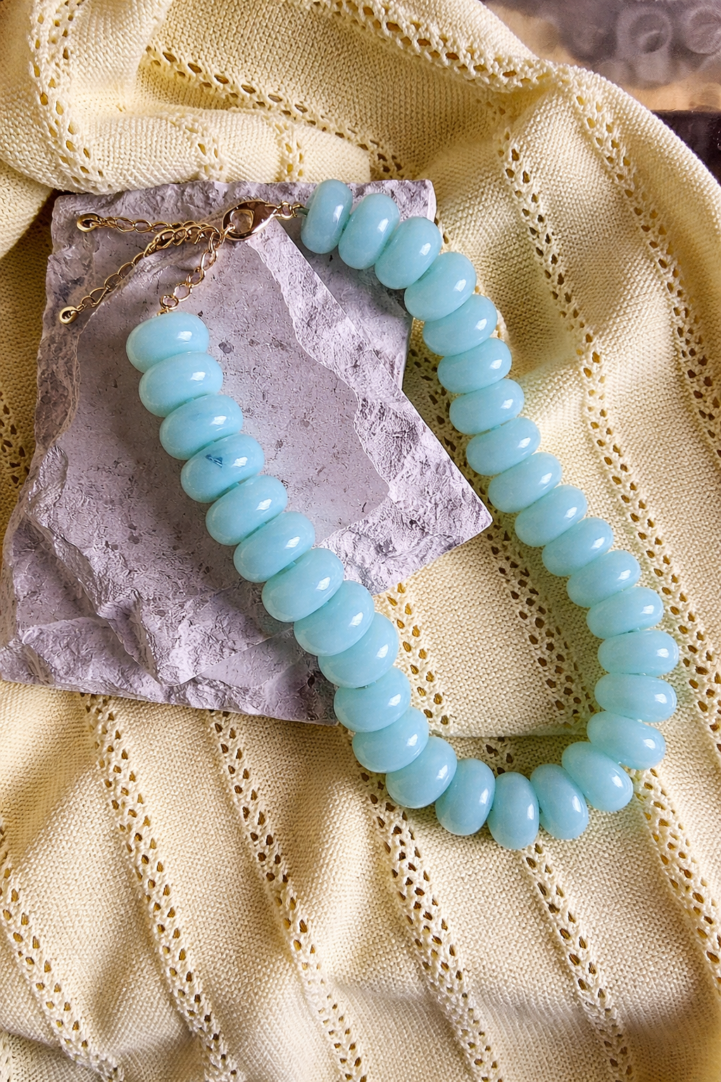 21MM Chunky Beaded Resort Necklace