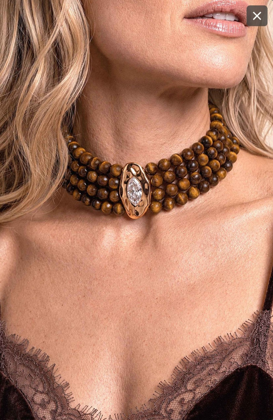 Tiger's Eye Choker