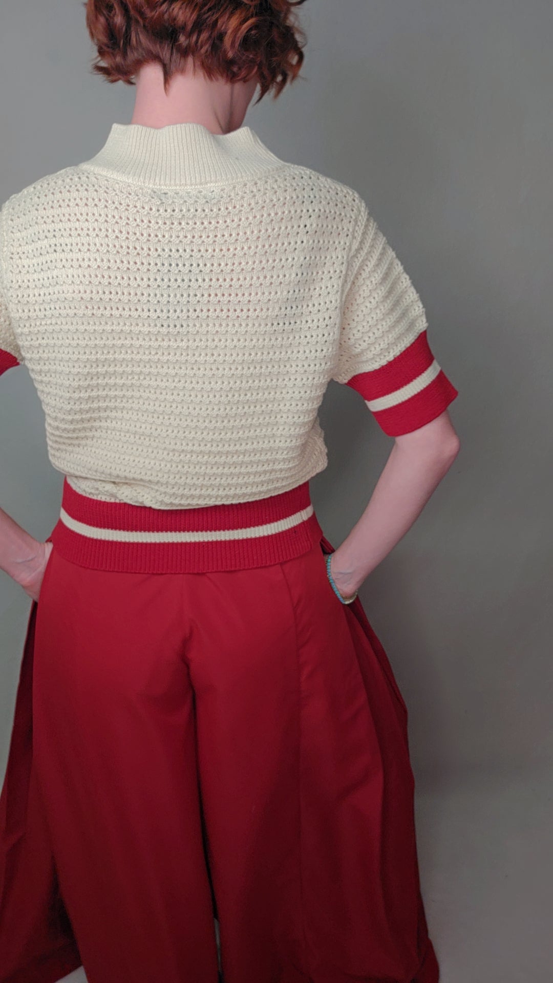 Ringer Sleeve Sweater Top