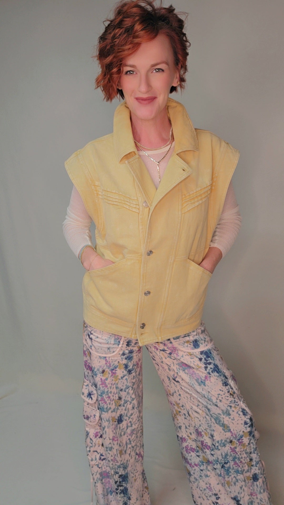 Golden Hour Denim Vest