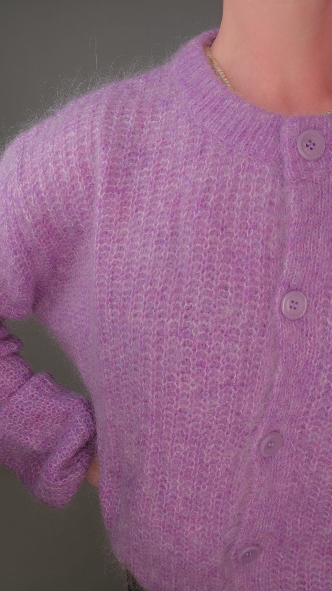 MIANO Purple Cardigan