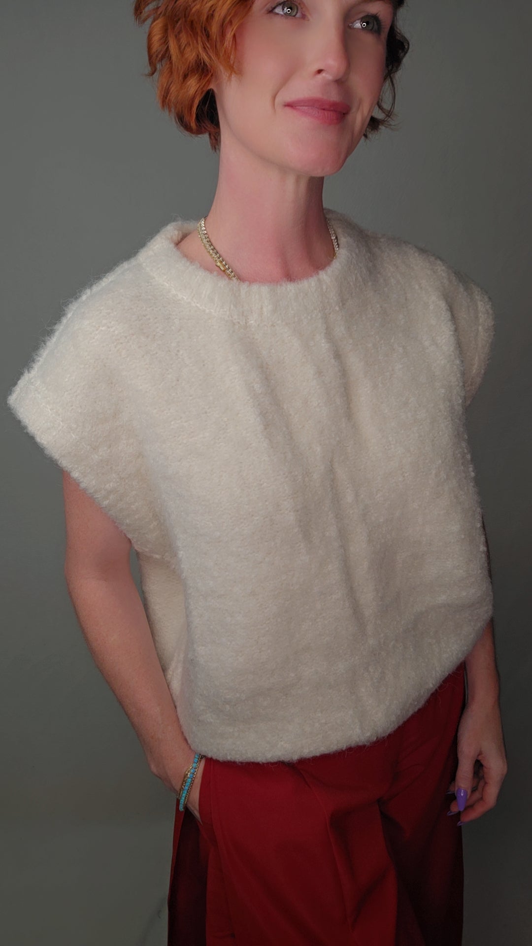 JASMIN Cream Sweater
