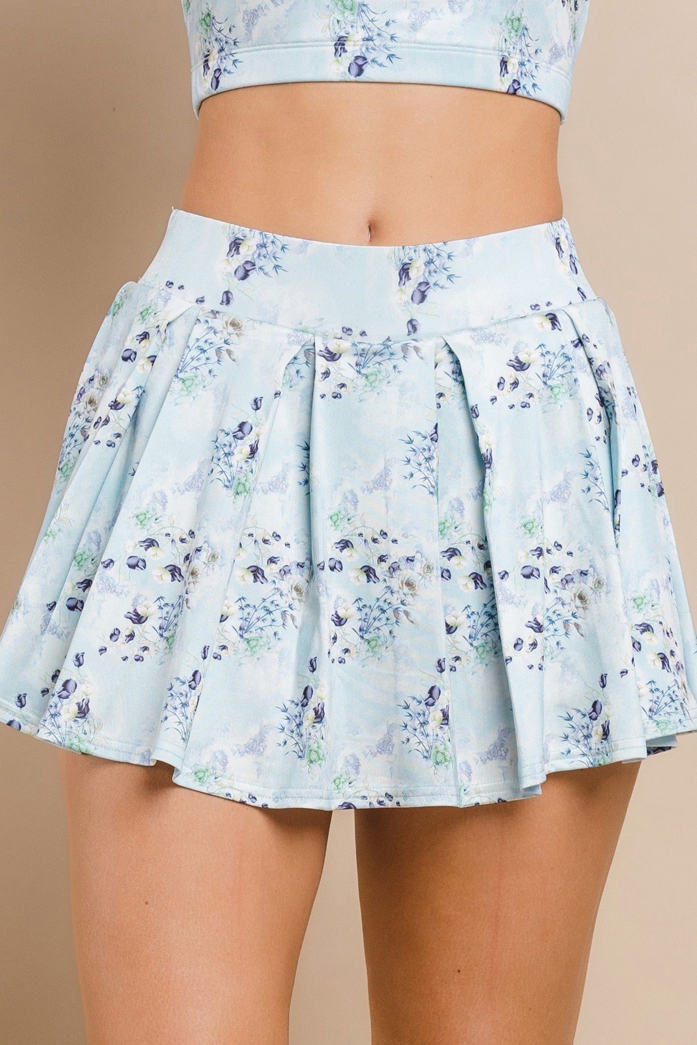Floral Printed Skort